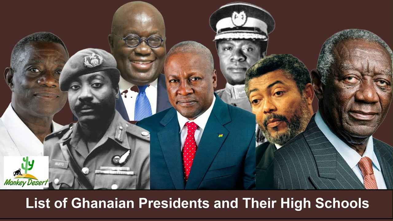 Ghana Presidents And The Senior High schools